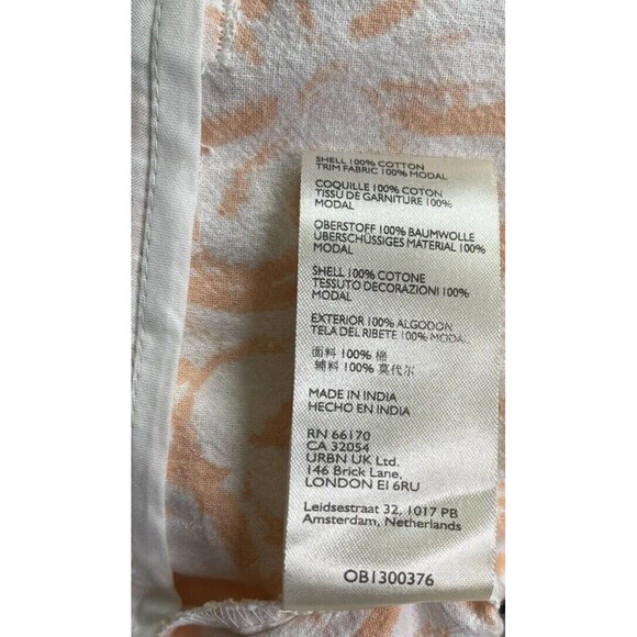 FREE PEOPLE Love So Right Cotton Wide Leg Pants - Color: Orange, Size 14  NWOT - Picture 8 of 8